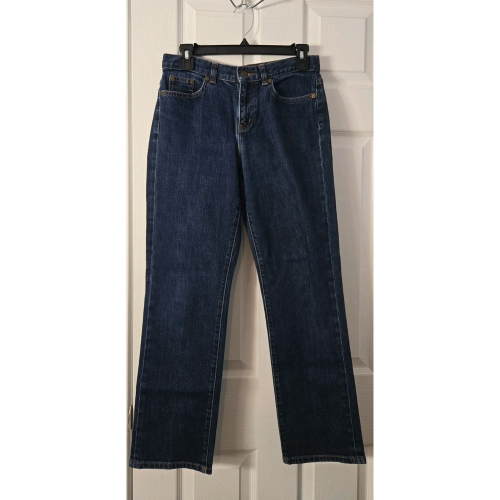 LRL Ralph Lauren Co. Womans Denim Jeans Size 2 X 28 Dark Blue